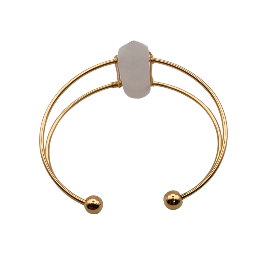 Energiza.ME - Bracelete Aurora Quartzo Branco 2 Bracelete Aurora Quartzo Branco - Energiza.ME