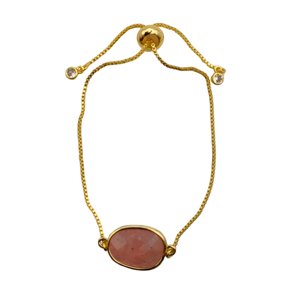 Energiza.ME - Pulseira Amor Quartzo Rosa 1 Pulseira Amor Quartzo Rosa - Energiza.ME