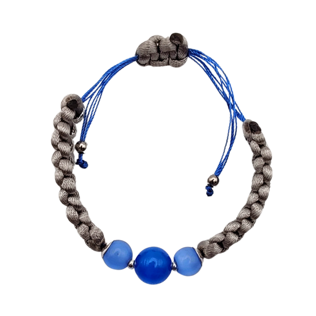 Energiza.ME - Pulseira Pura Magia Olho de Gato Azul 1 Pulseira Pura Magia Olho de Gato Azul - Energiza.ME